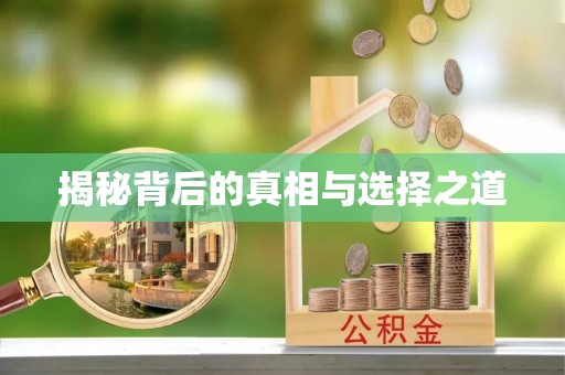 白城揭秘背后的真相与选择之道