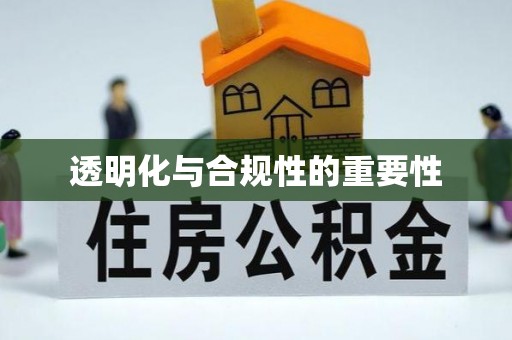 白城透明化与合规性的重要性