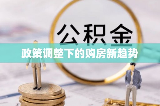 白城政策调整下的购房新趋势