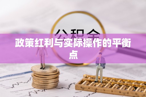 白城政策红利与实际操作的平衡点