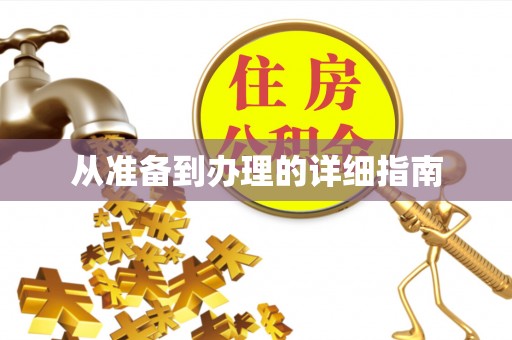 白城从准备到办理的详细指南